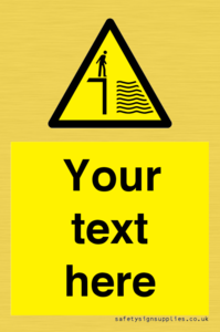 Custom Deep Water Sign